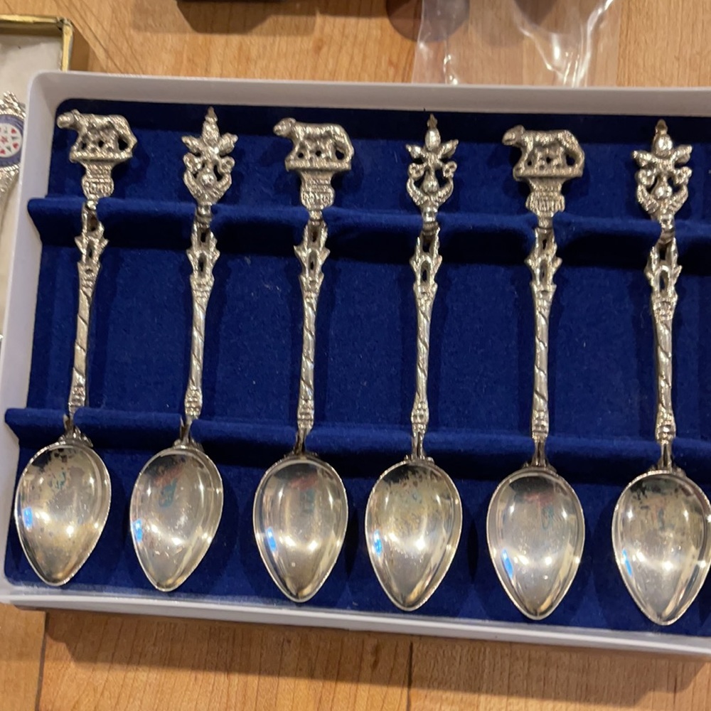 Teaspoons collector demitasse size lot of 37